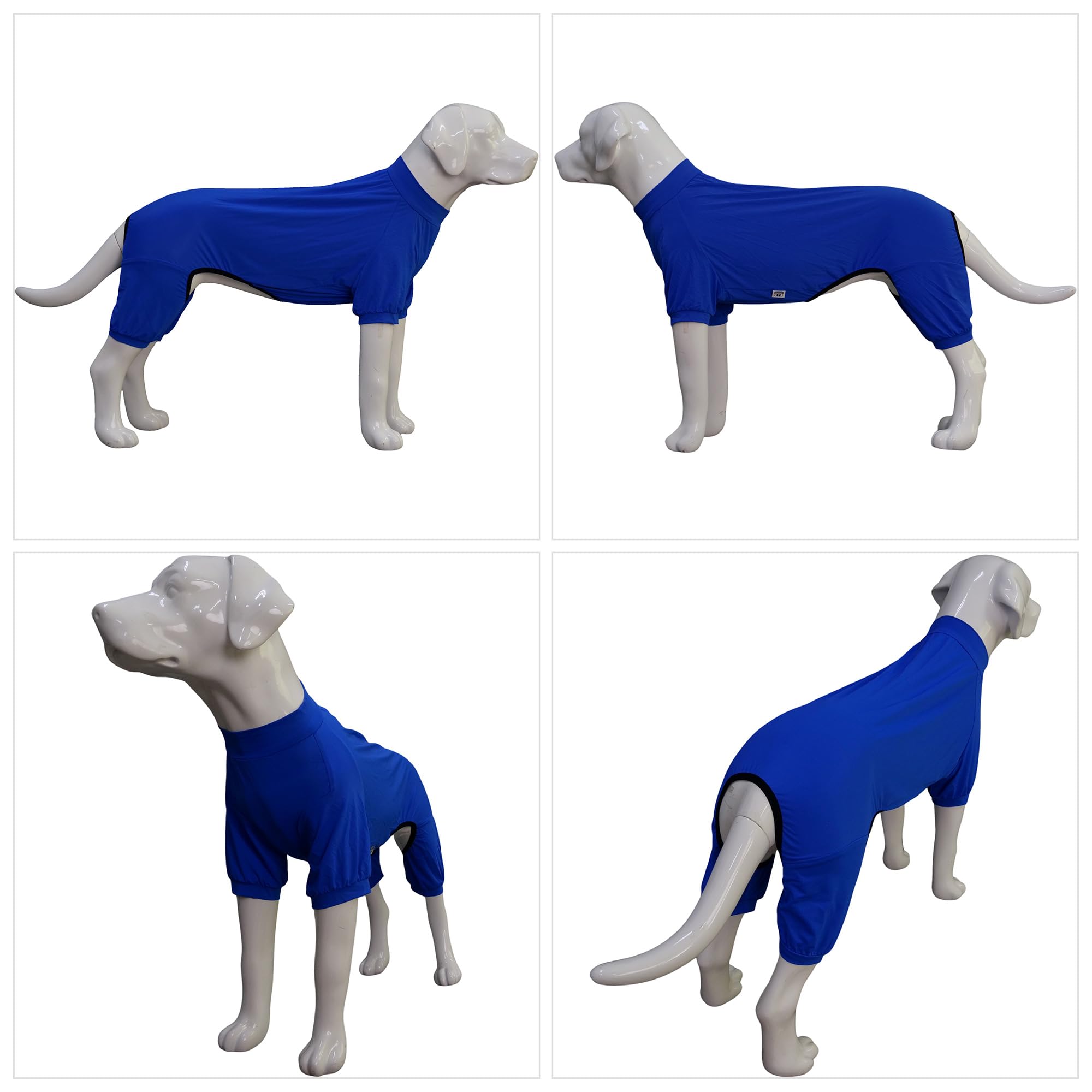 Lovelonglong Dog Jumpsuit With Uv Protection And Quick-Dry Fabric For Spring Summer Pet Pajamas Royel Blue 3Xl